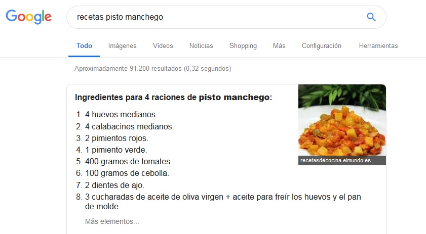 serp-google-recetas-pisto-machego